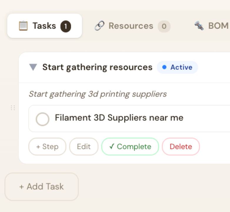Tasks